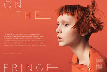 Katie Moore for Allure. “On the Fringe”. Photographer: Josh Olins.