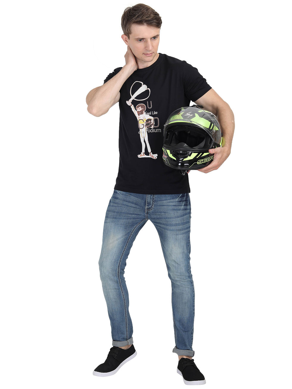 God On a Podium- Black