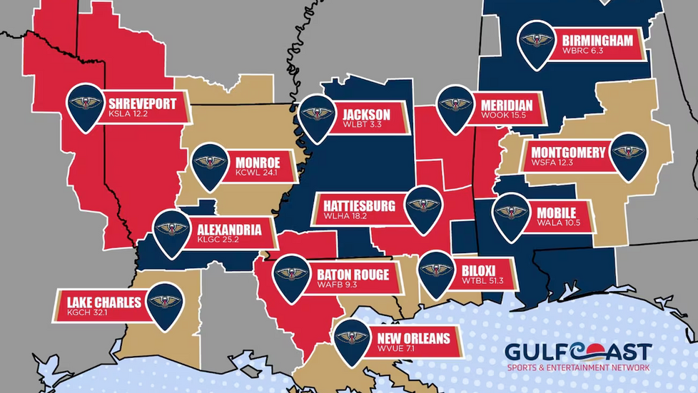 The Gulf Coast Sports & Entertainment Network debuts with Pelicans games taking center stage