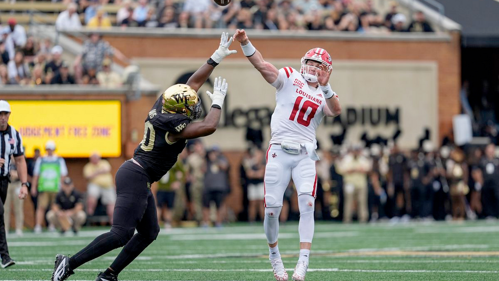 Cajuns secure a 41-38 road victory with a late field goal against Wake Forest