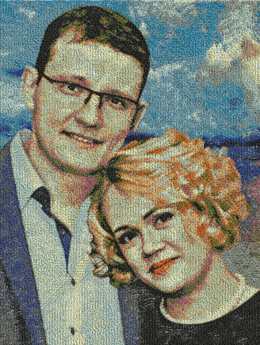 Family Photo Embroidery