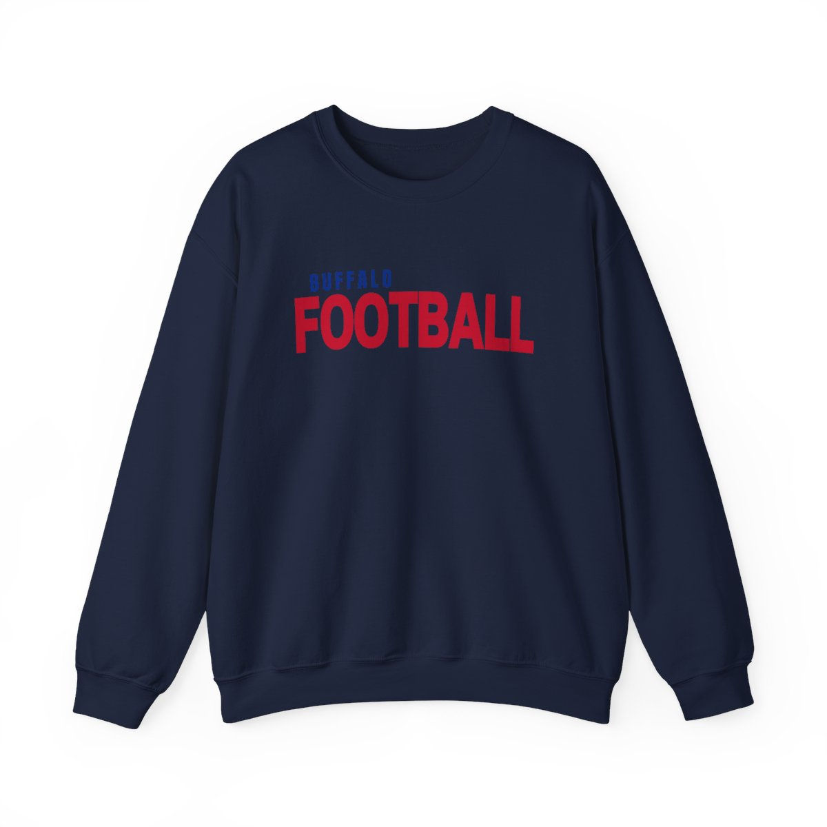 Buffalo Football Block Crewneck