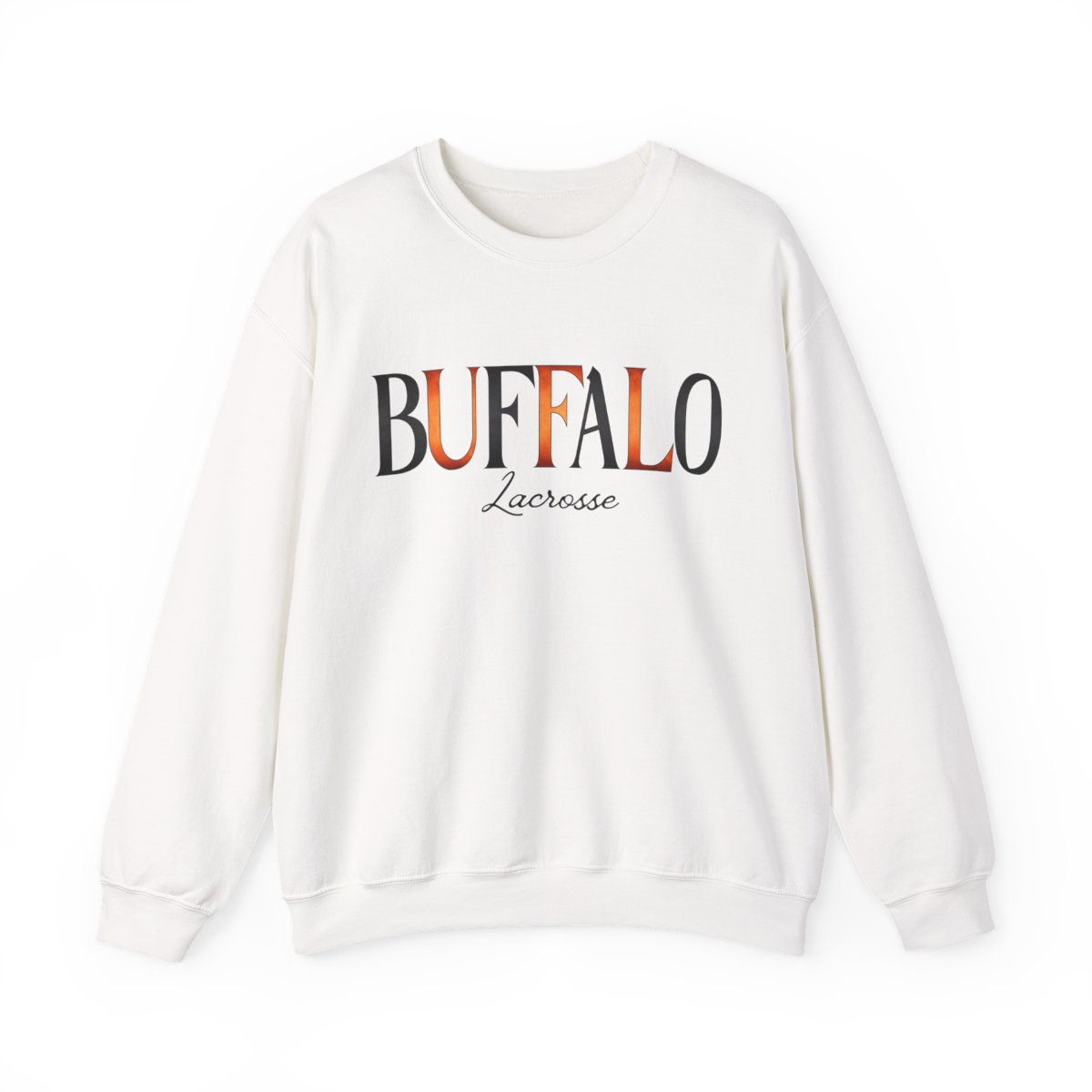 Buffalo Lacrosse Crewneck - Black/Orange