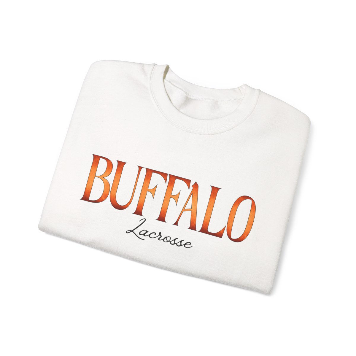 Buffalo Lacrosse Crewneck - Orange