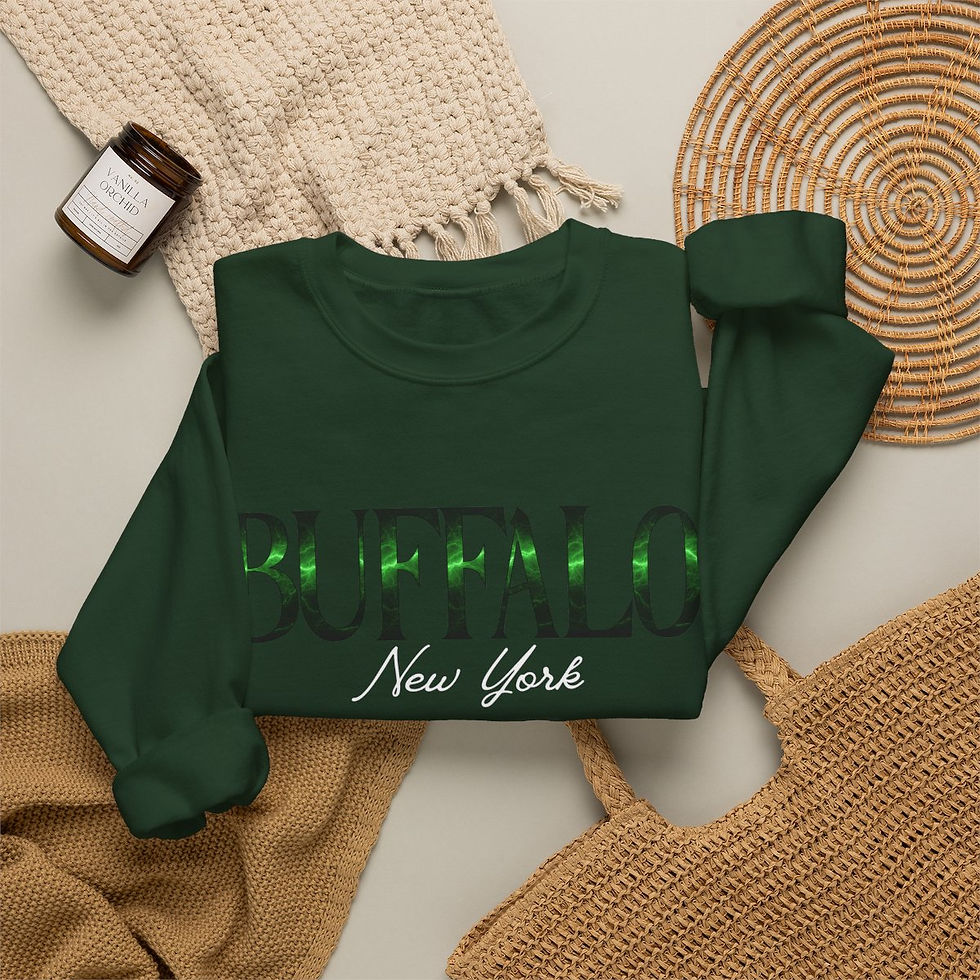 Thumbnail: Buffalo, New York Crewneck - Green