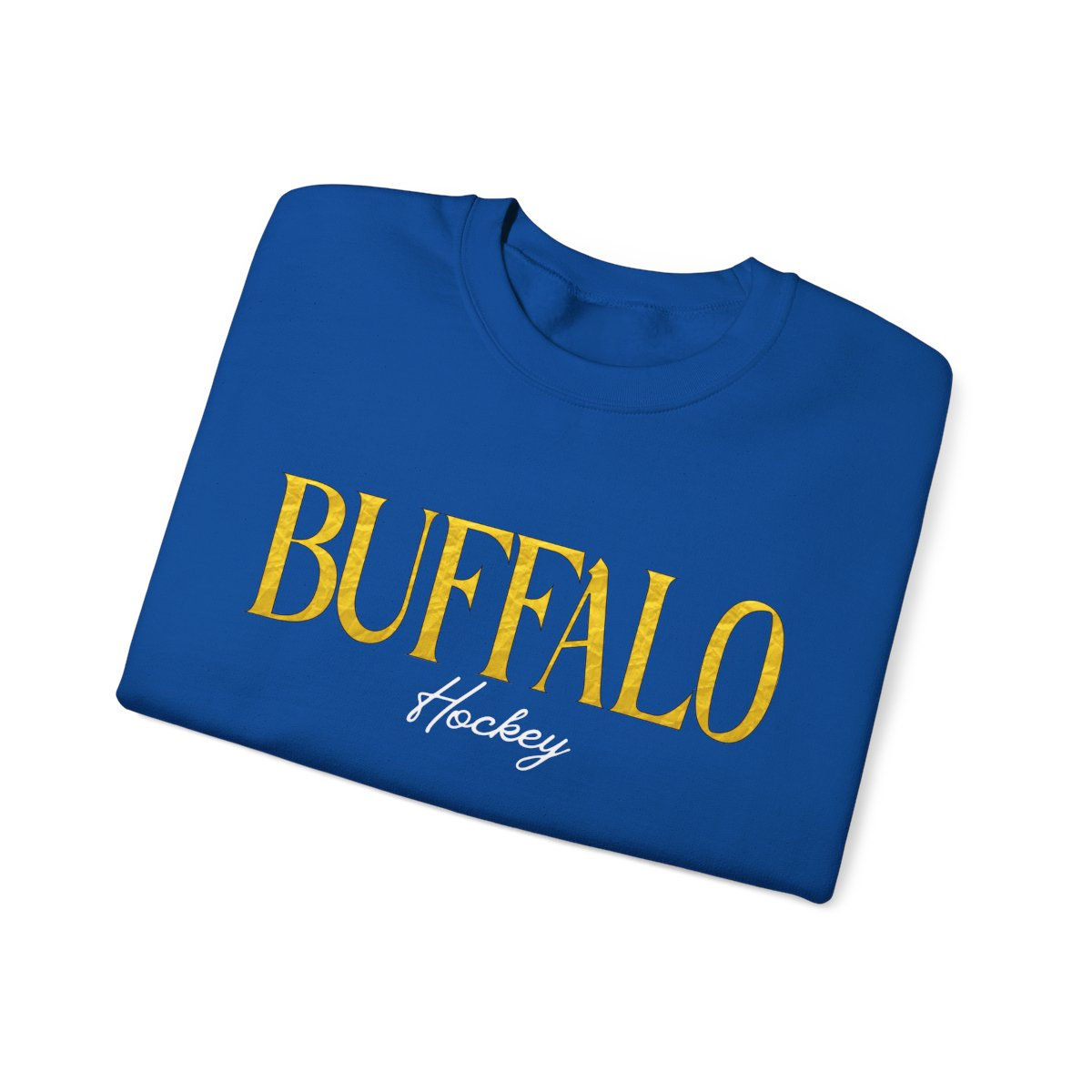 Buffalo Hockey Crewneck - Yellow