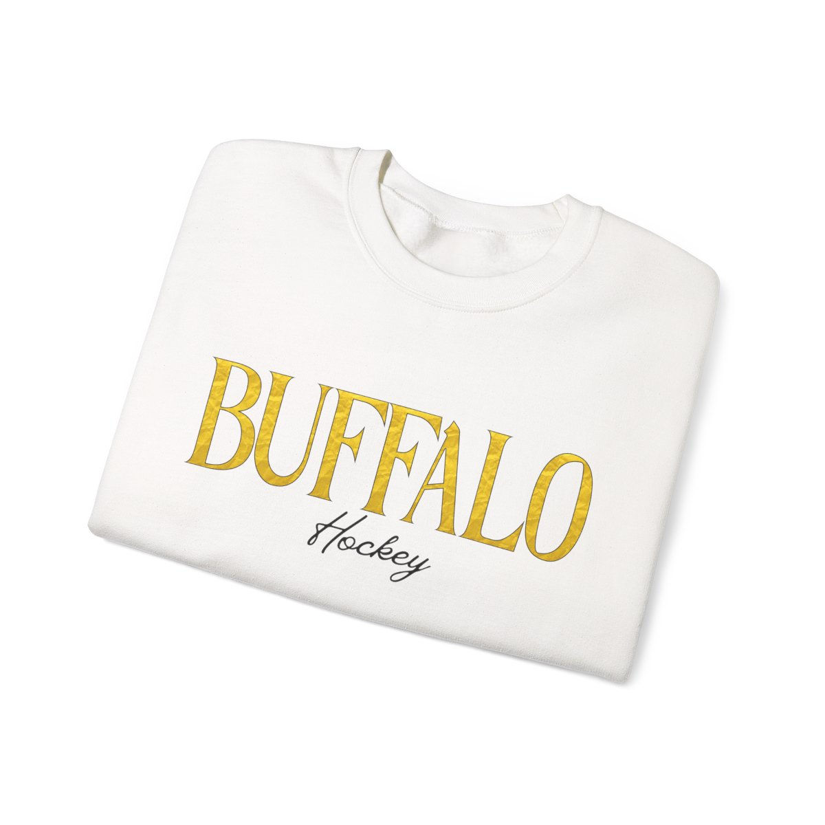 Buffalo Hockey Crewneck - Yellow
