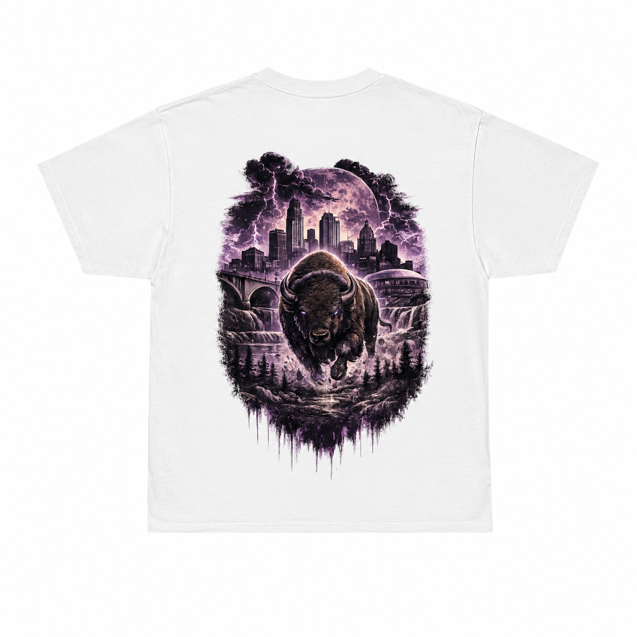 Pink Buffalo Skyline Graphic Tee