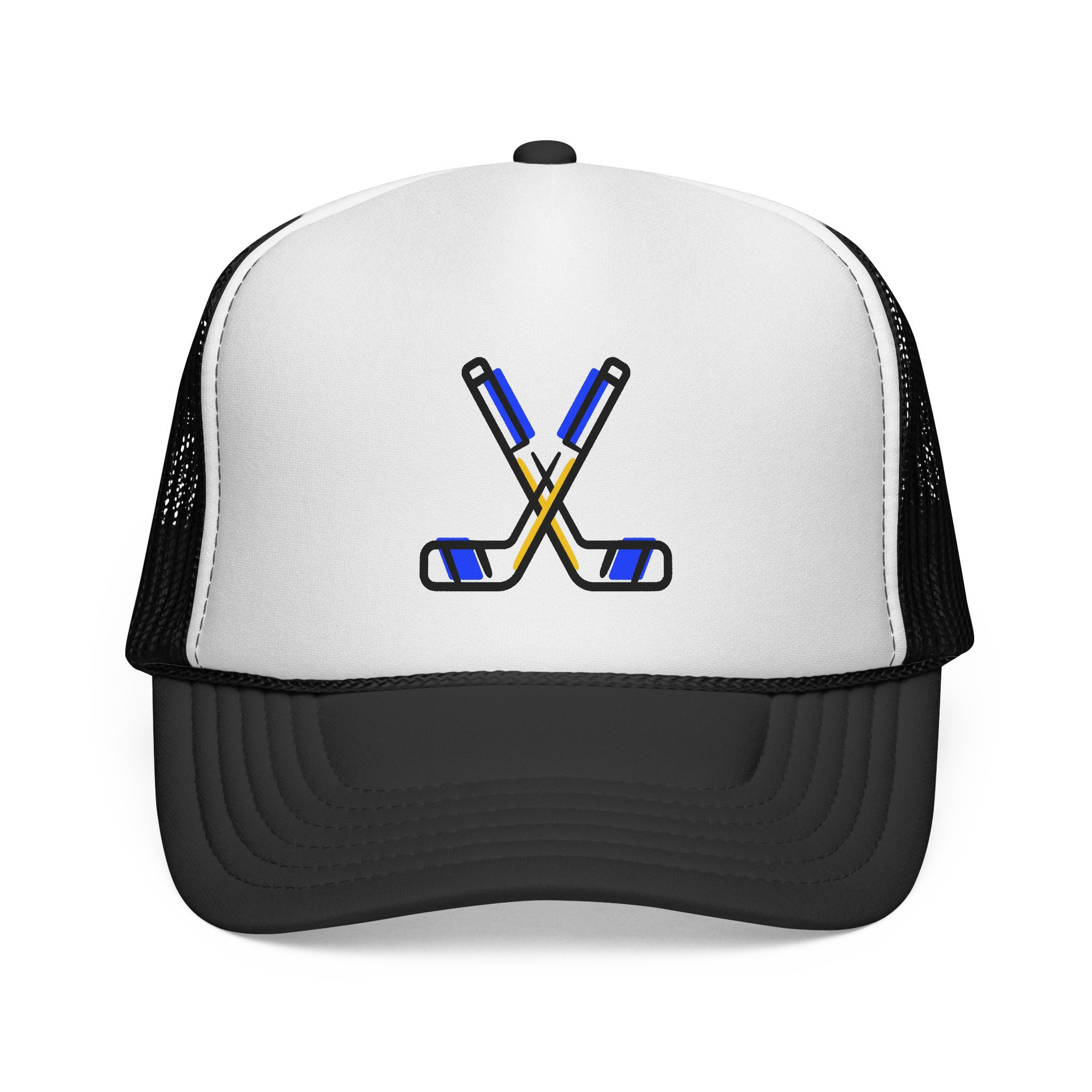 Crossed Sticks Trucker Hat