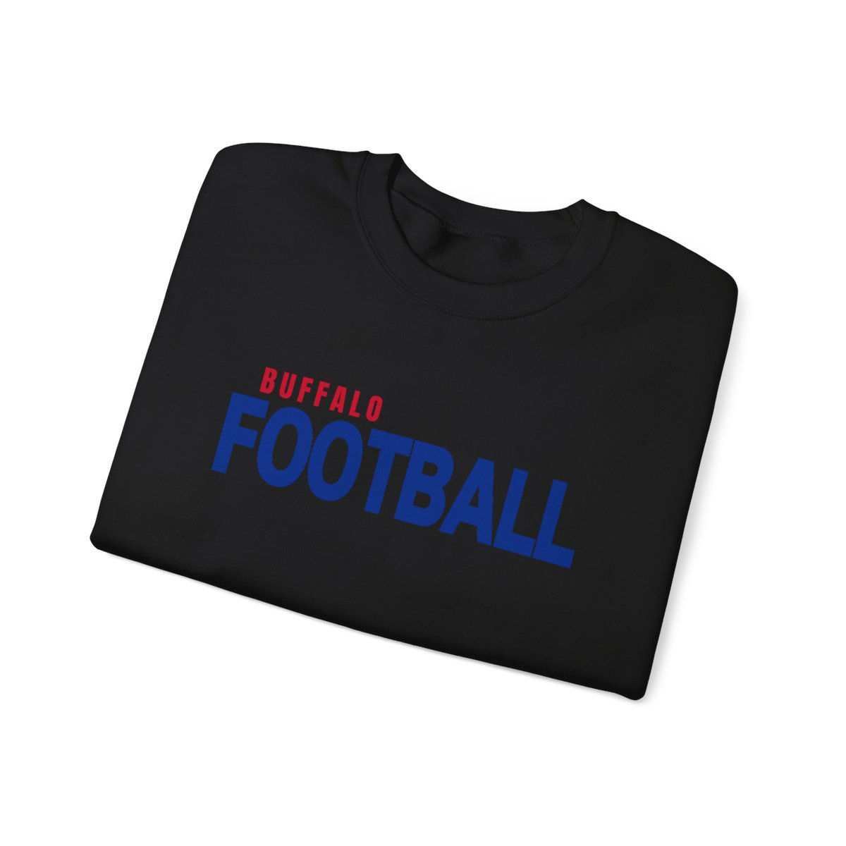 Buffalo Football Block Crewneck