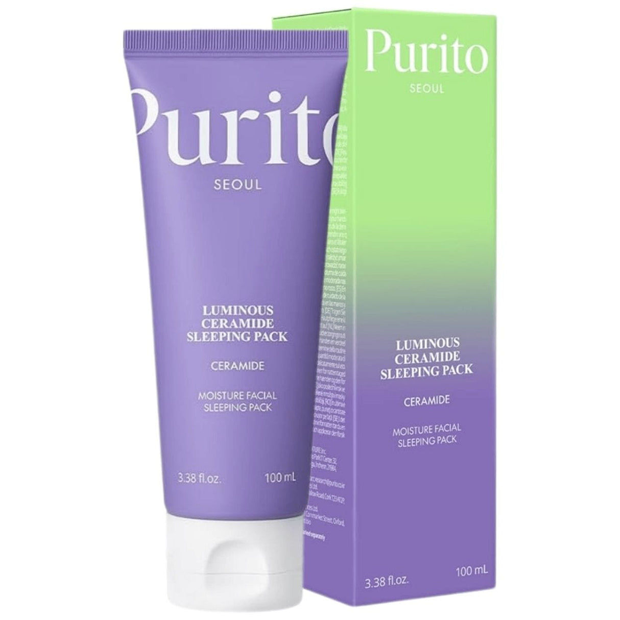 Purito SEOUL - Mascarilla nocturna Luminous Ceramide Sleeping Pack