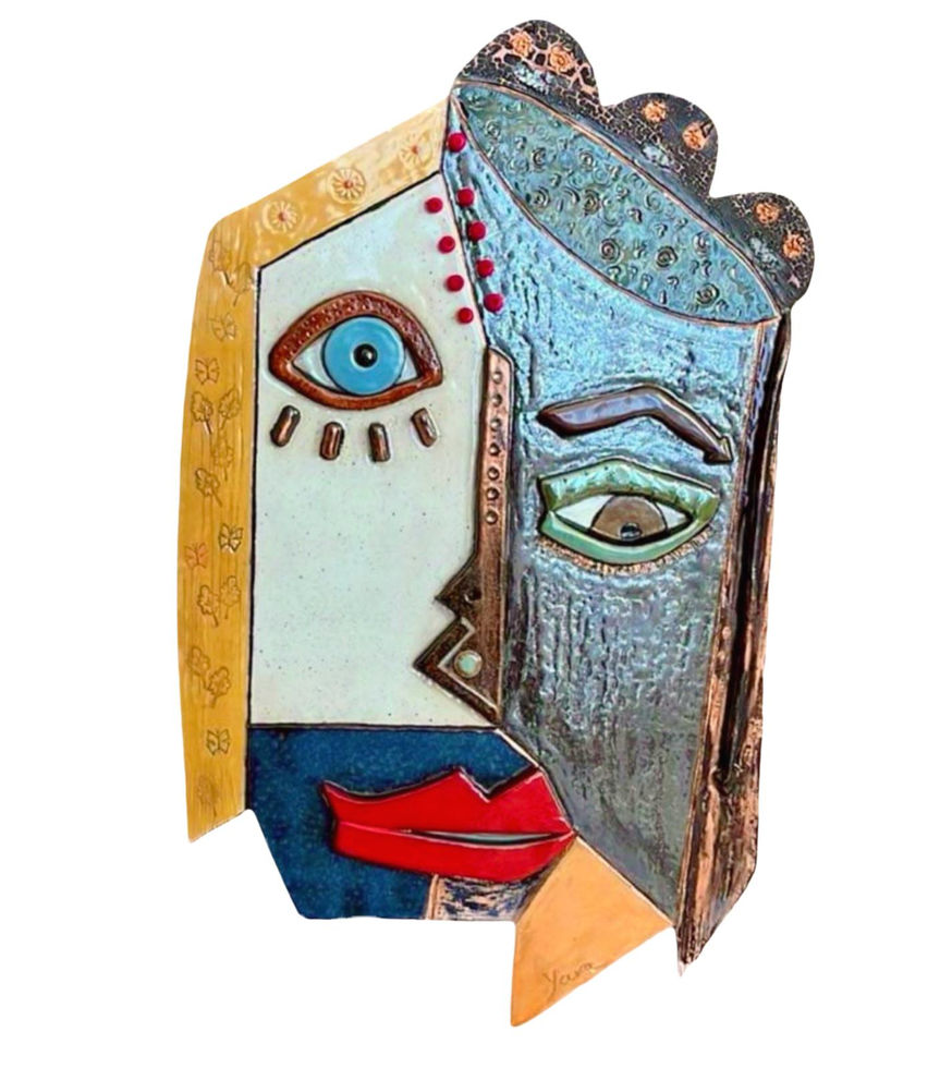 Sculpture céramique Les deux faces de Persephone - Yara Amorim YarArt Ceramics
