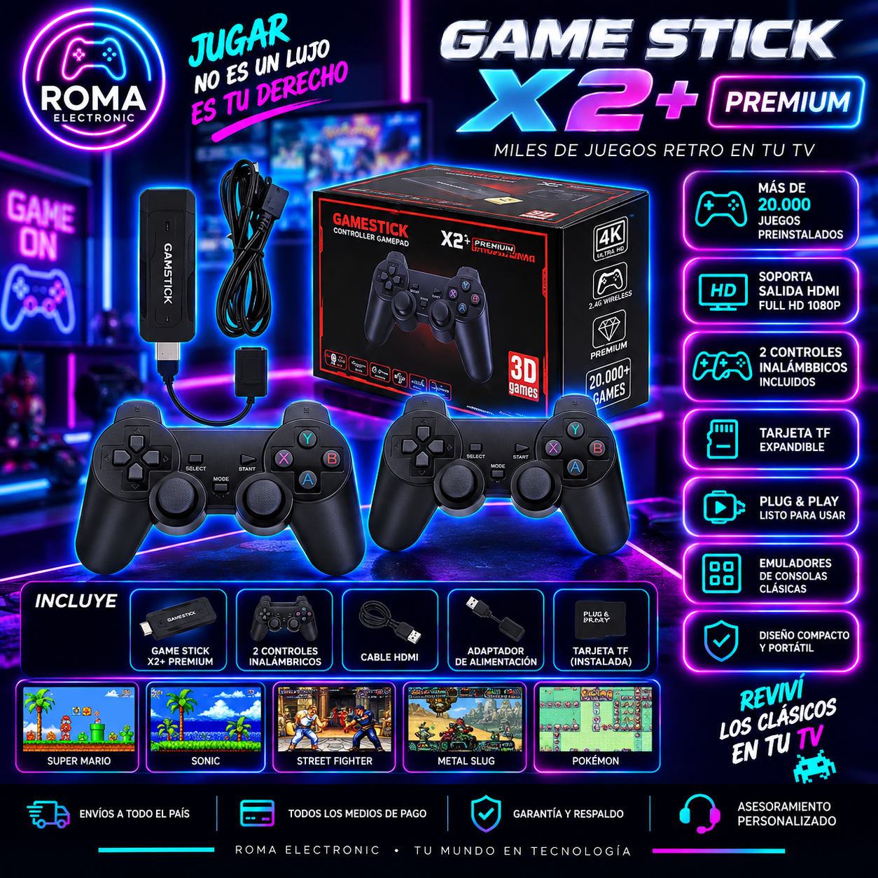 Game stick X2+ Premium