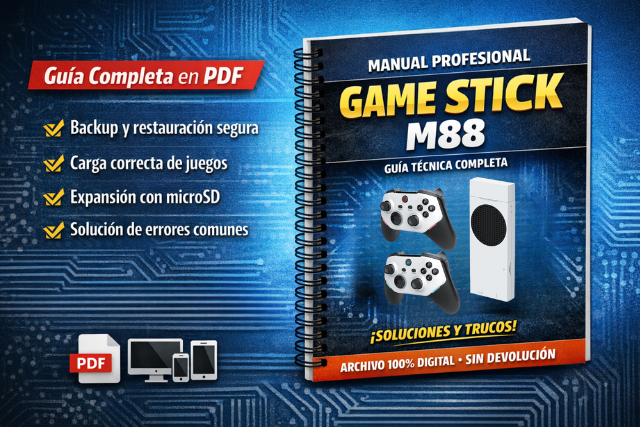 Manual Profesional Game Stick M88 (PDF)