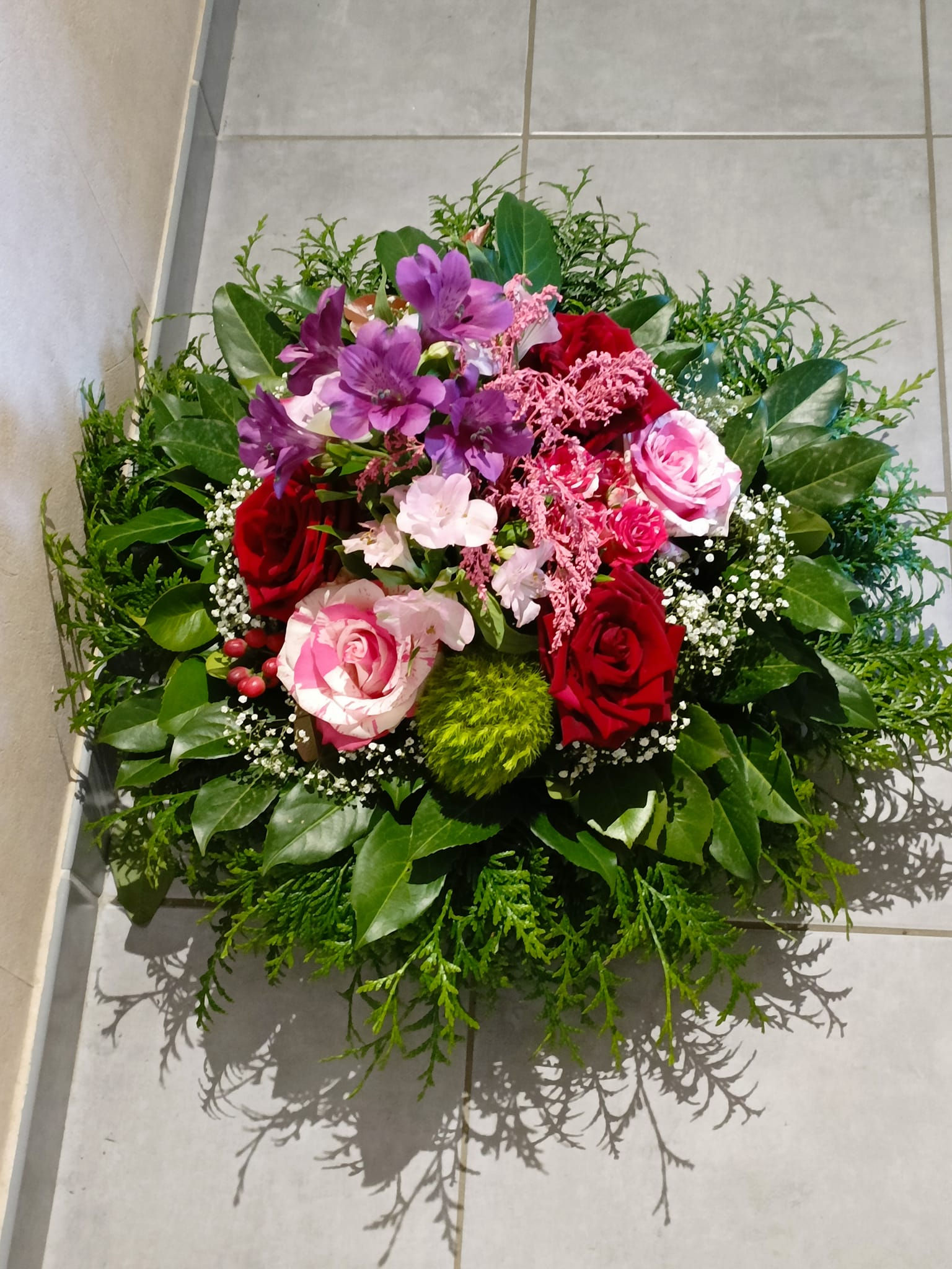 Composition deuil féminin