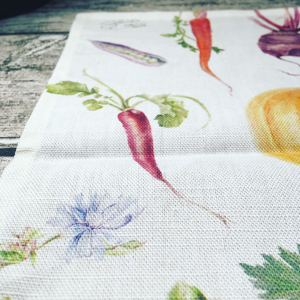 Thumbnail: Tea Towel - The Irish Kitchen Garden - Mix Vegetables