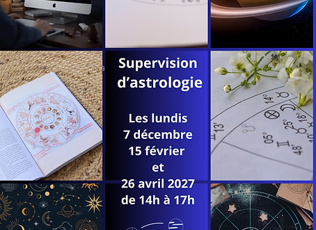 Acompte pour la supervision du 7 décembre 2026