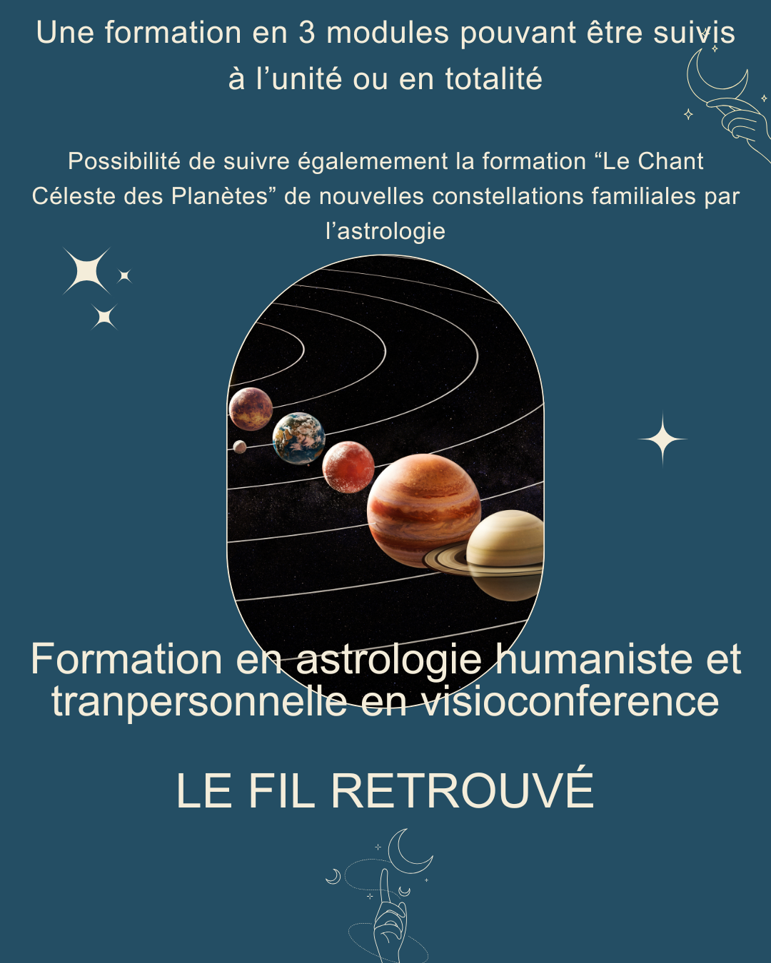 Solde pour la formation à l'astrologie niveau 1 - début février 2026