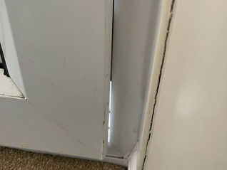 A large gap not only causes drafts but can also lead to issues with the door mechanism in the future. It's important to align the door promptly.