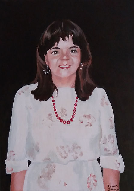 Portrait of an 80's lady