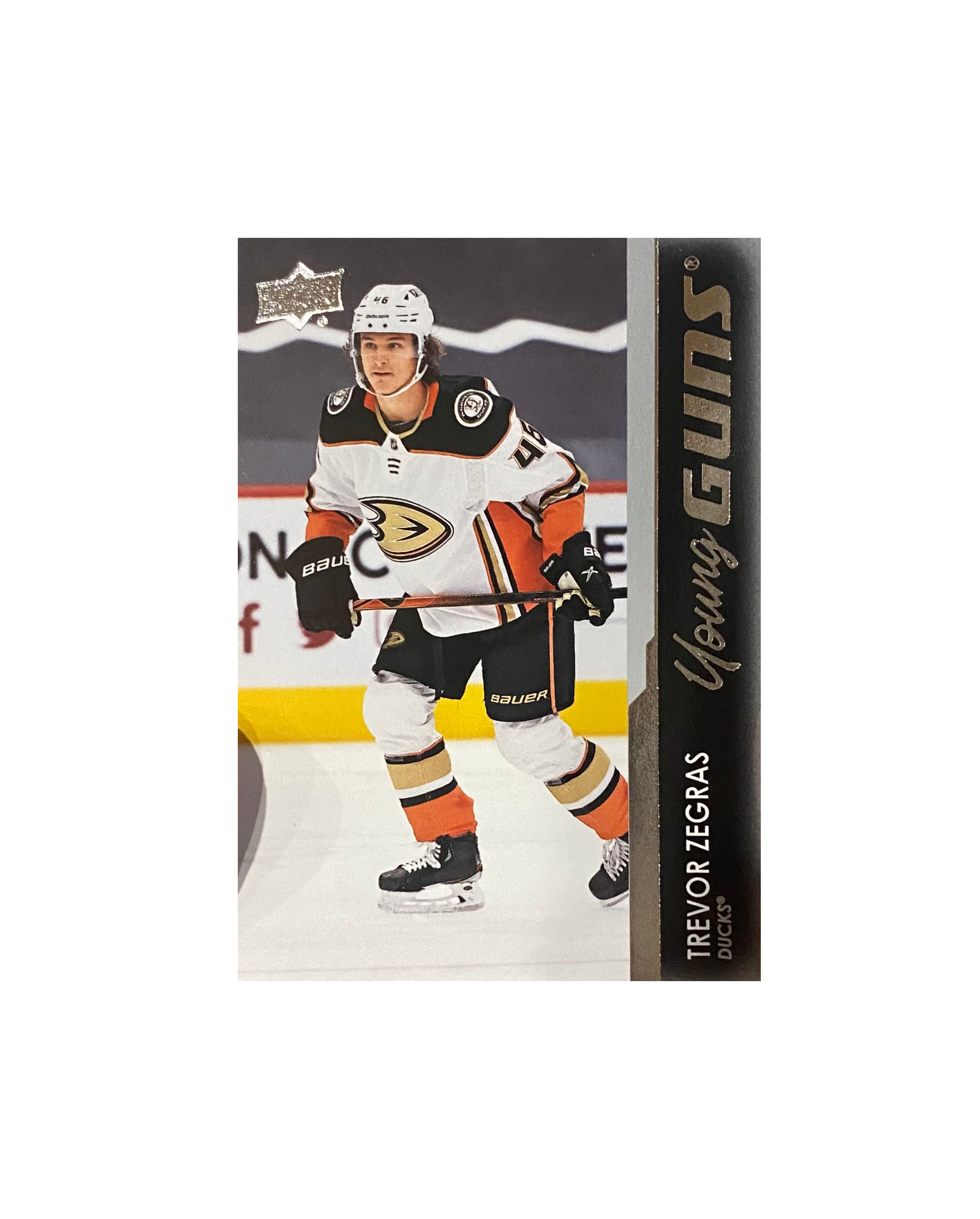 2021-22 Upper Deck Series 1 Young Guns #232 Trevor Zegras Anaheim Ducks