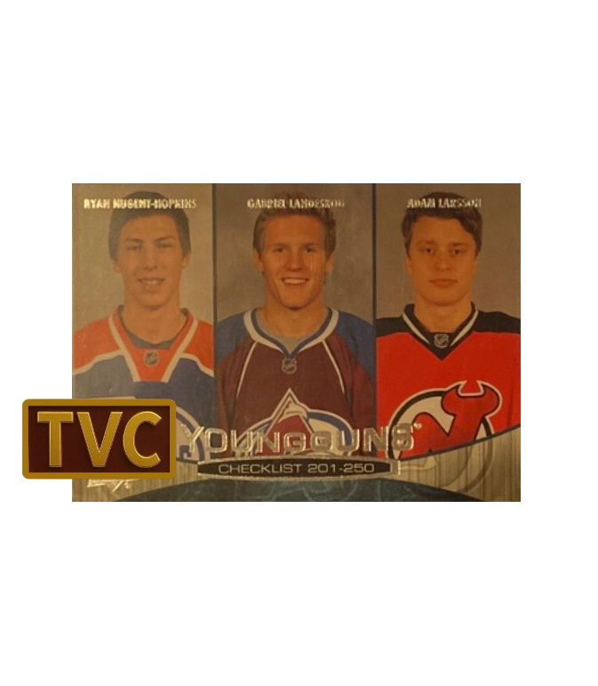2011-12 Upper Deck Series 1 Young Guns #250 N-Hopkins, Landeskog, Larsson