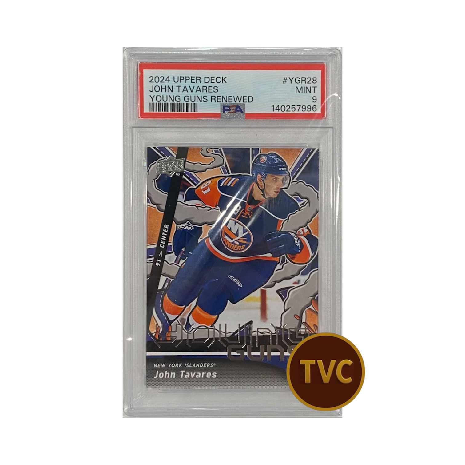 2024 Upper Deck Young Guns Renewed #YGR28 John Tavares - Graded Card PSA 9