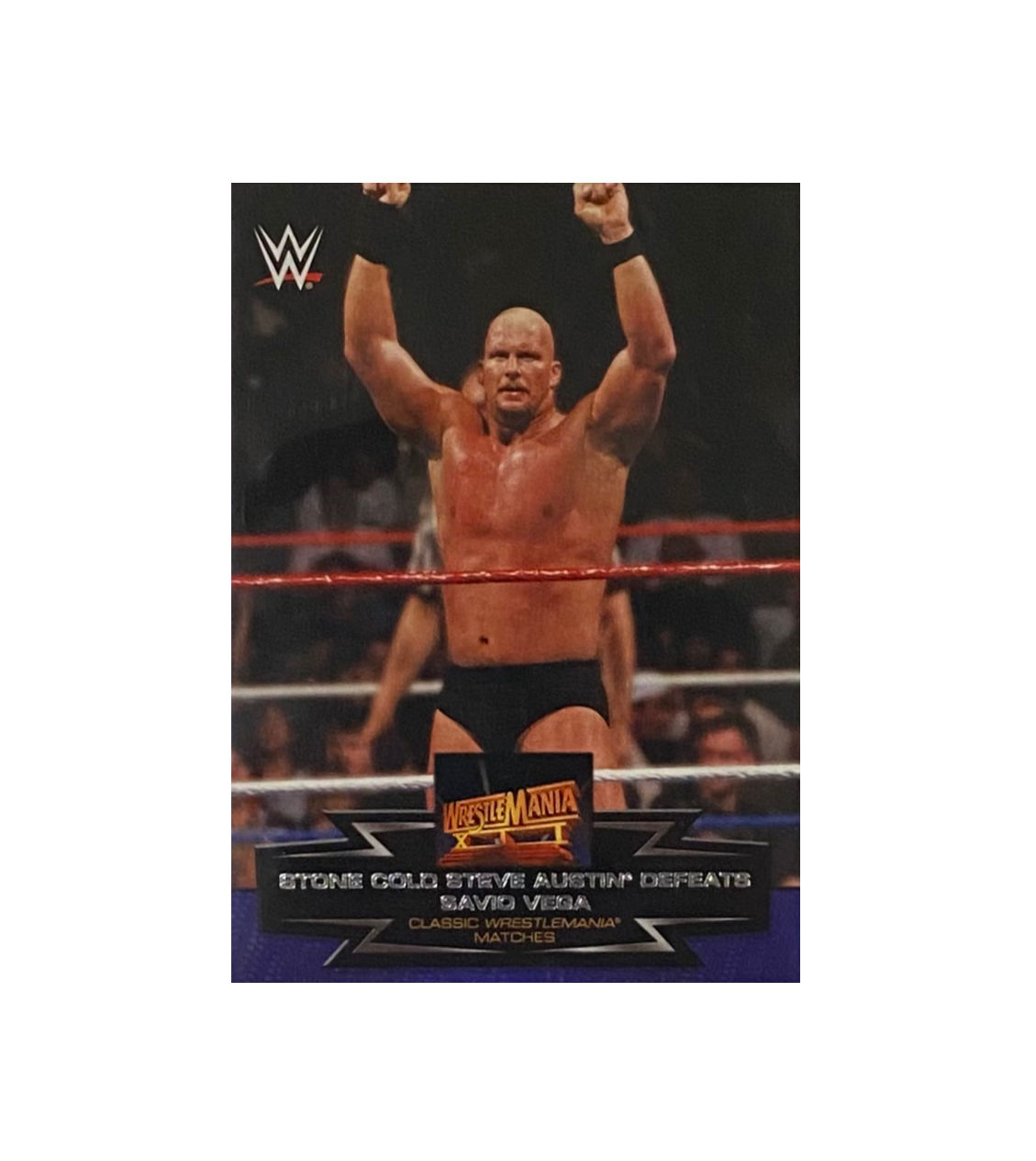 2015 Topps WWE Road to WrestleMania #10 Classic WrestleMania Matches Stone Cold