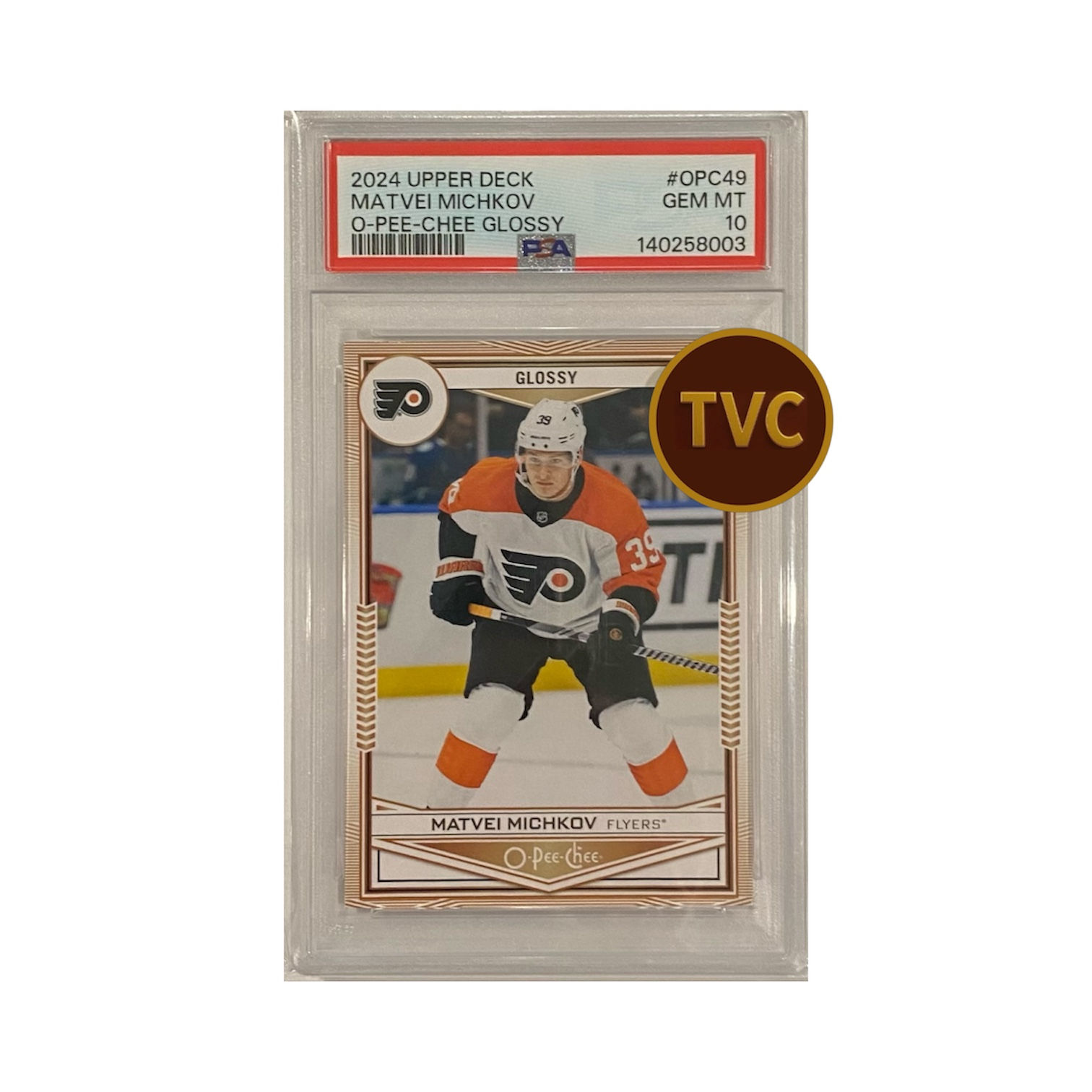 2024 U.D. O-Pee-Chee Glossy #OPC49 Matvei Michkov - Graded Card PSA 10
