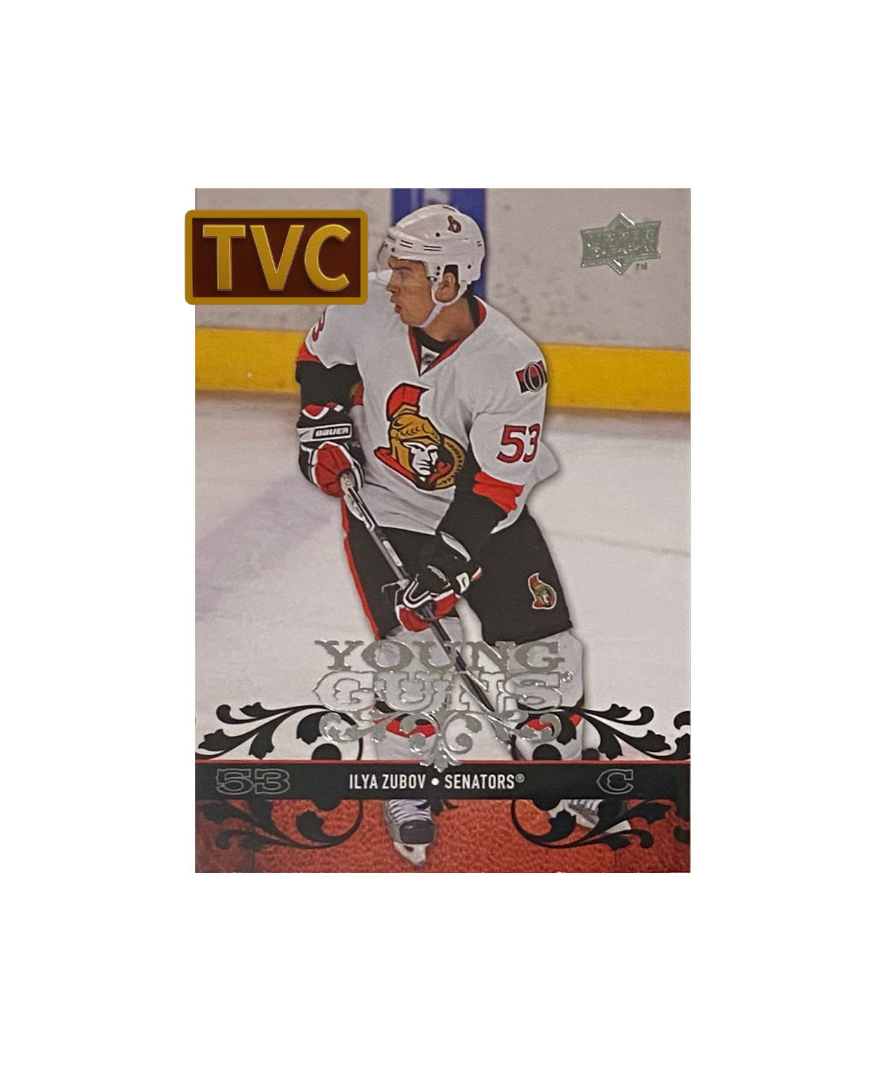 2008-09 Upper Deck Series 1 Young Guns #232 Ilya Zubov Ottawa Senators
