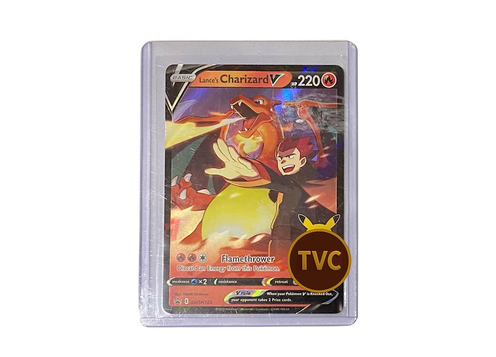 Charizard V Pokemon card. 