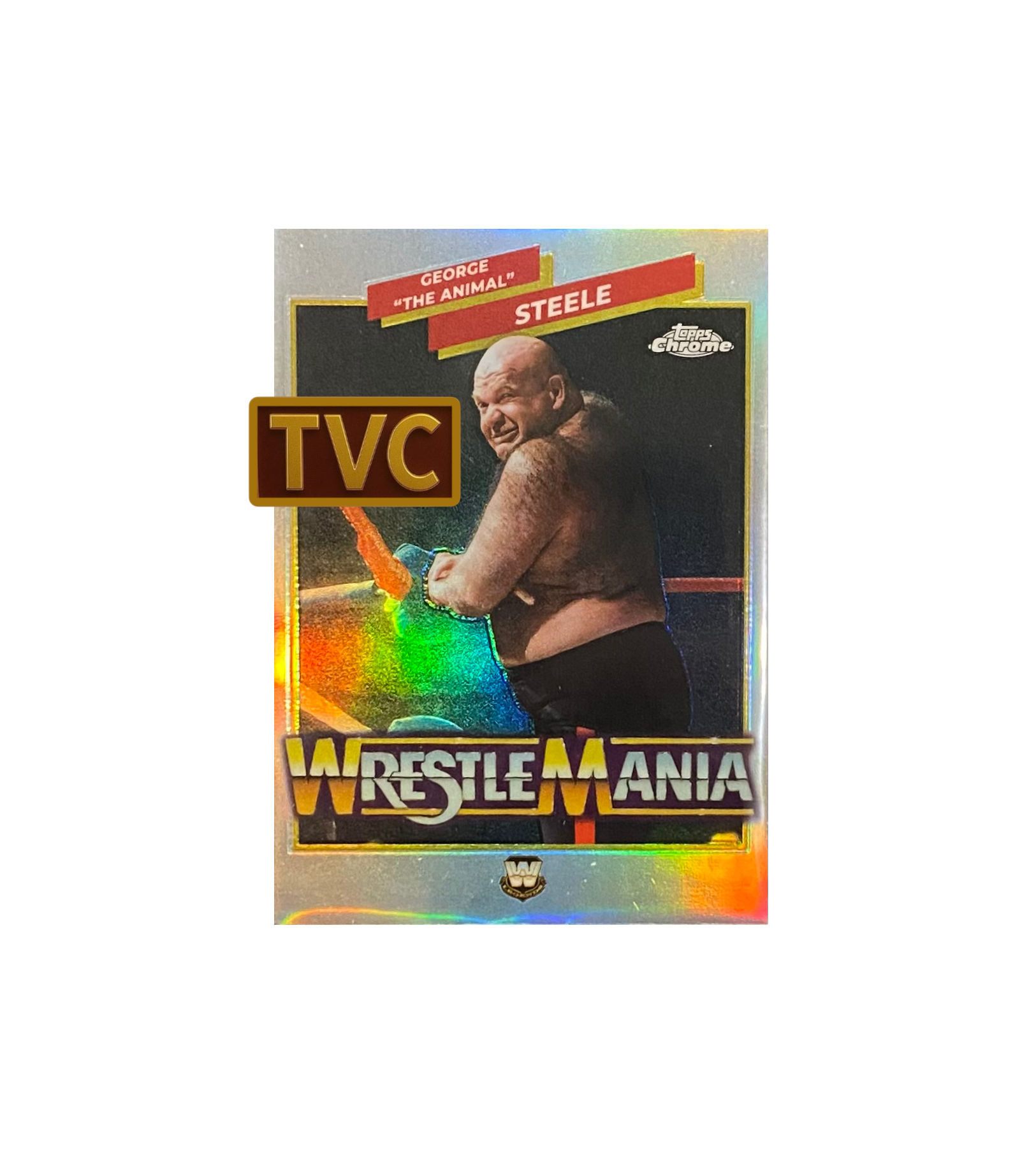 2026 Topps Chrome WWE WrestleMania #WMR-3 George "The Animal" Steele