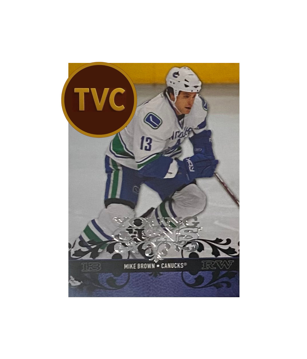 2008-09 Upper Deck Series 1 Young Guns #249 Mike Brown Vancouver Canucks