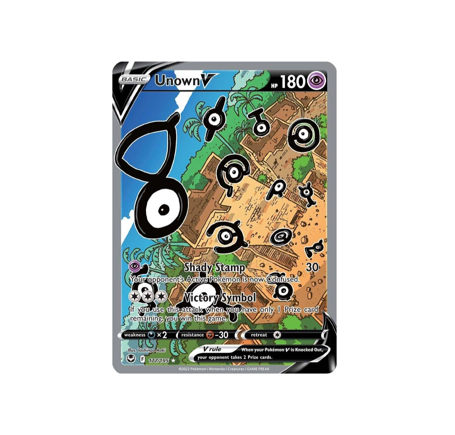 Unown V 177/195 - Pokémon Single