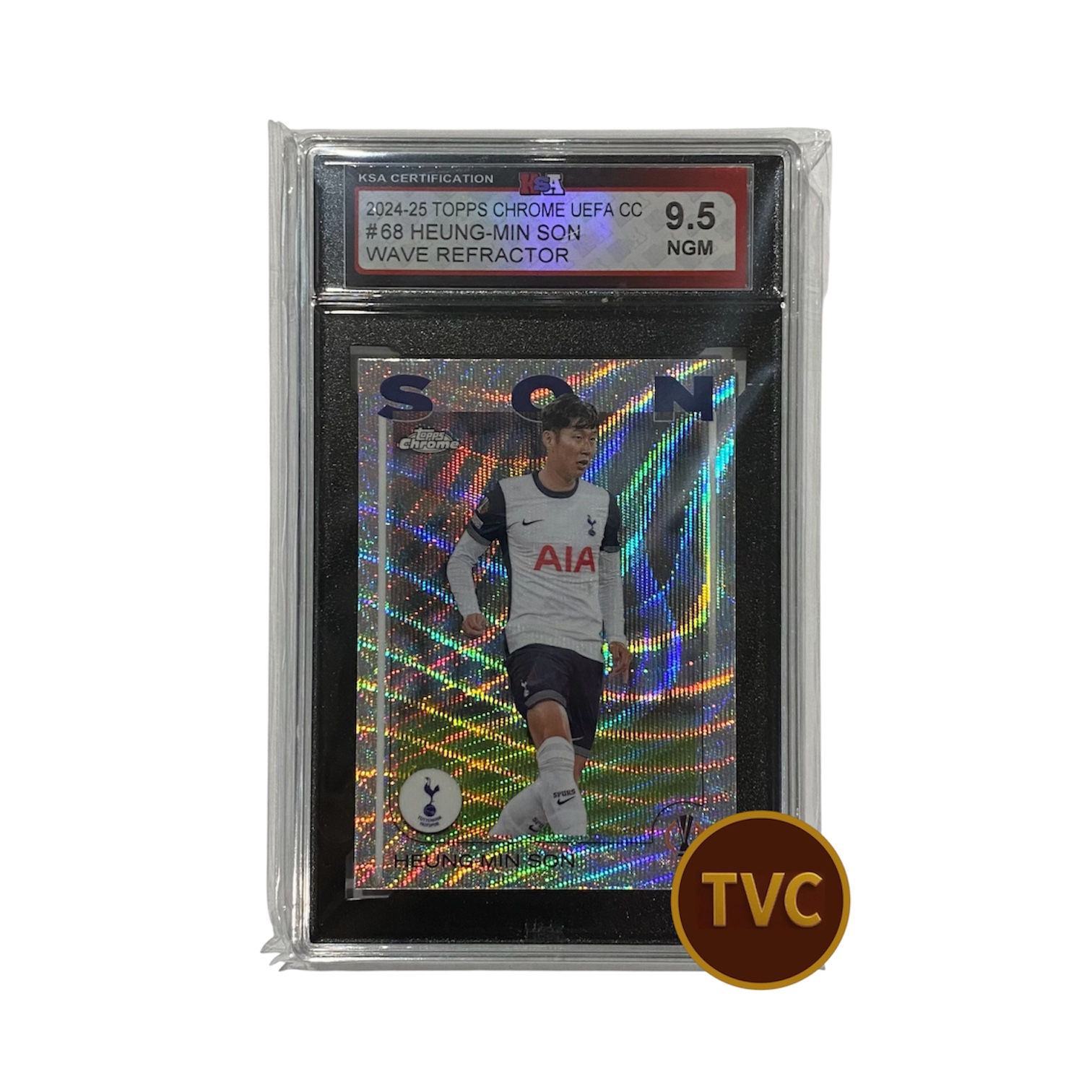2024-25 Topps Chrome UEFA CC #68 Heung-Min Son - Graded Card KSA 9.5
