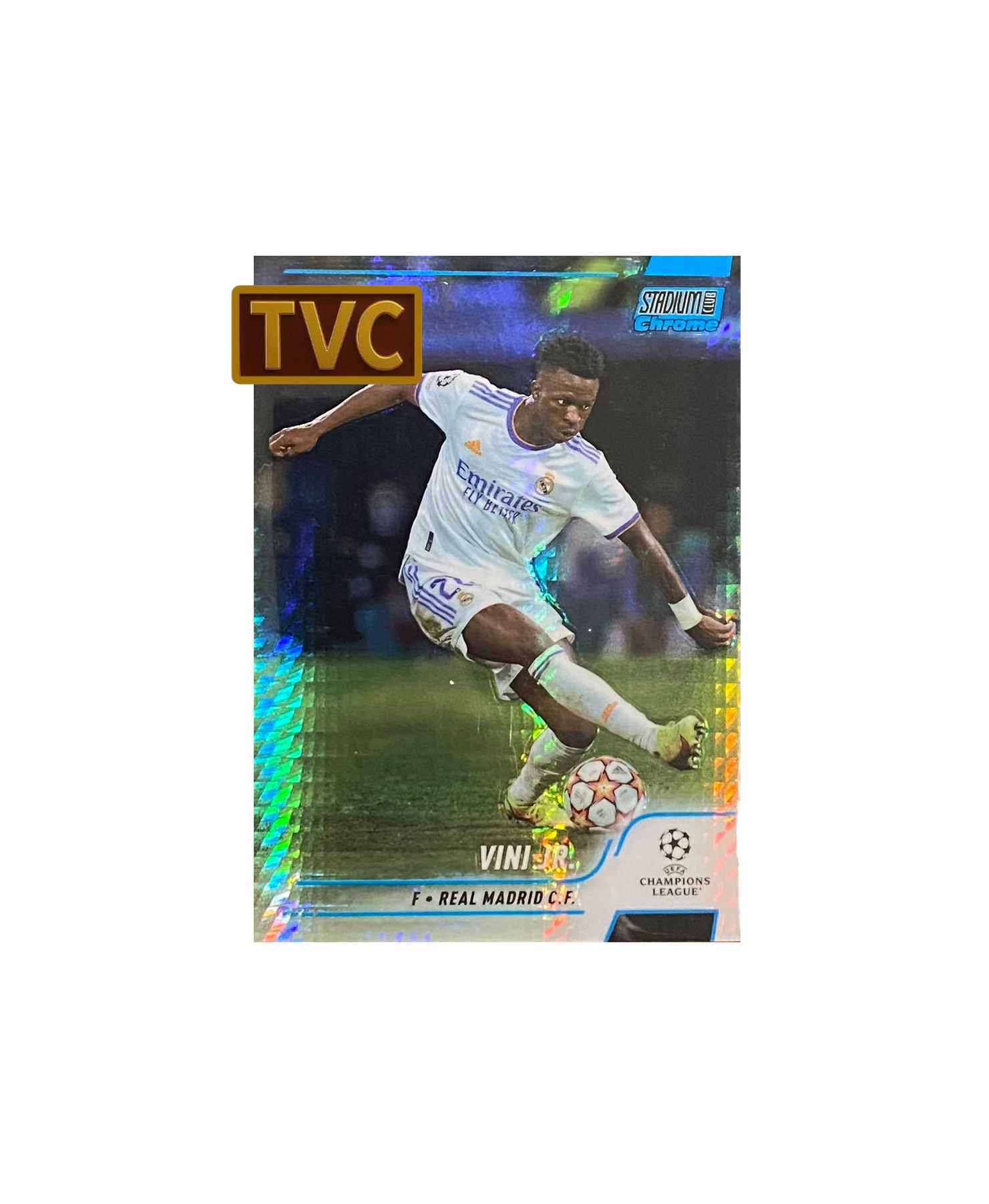 2022-23 Topps Stadium Club Chrome UEFA Club Competitions #51 Vini Jr. R. Madrid