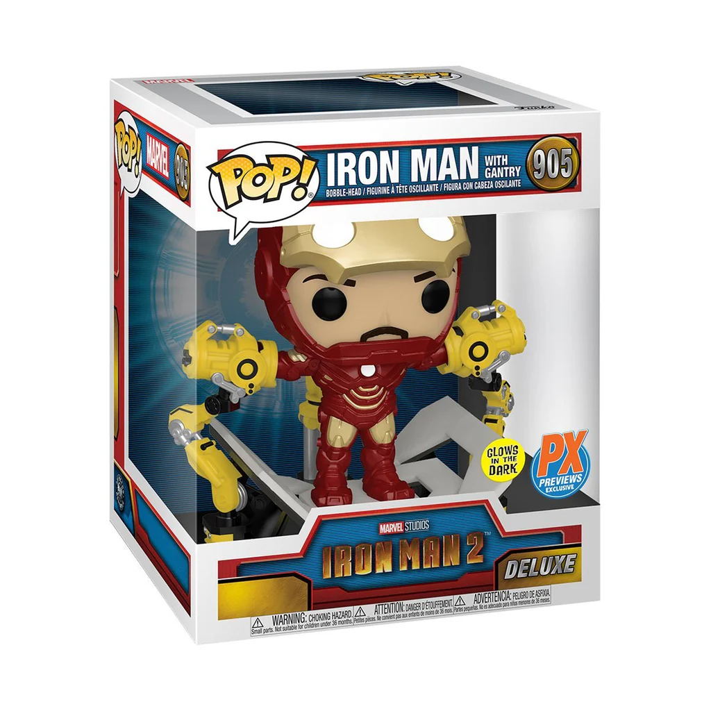 Funko Pop Marvel Iron Man 2 Iron Man with Gantry 905