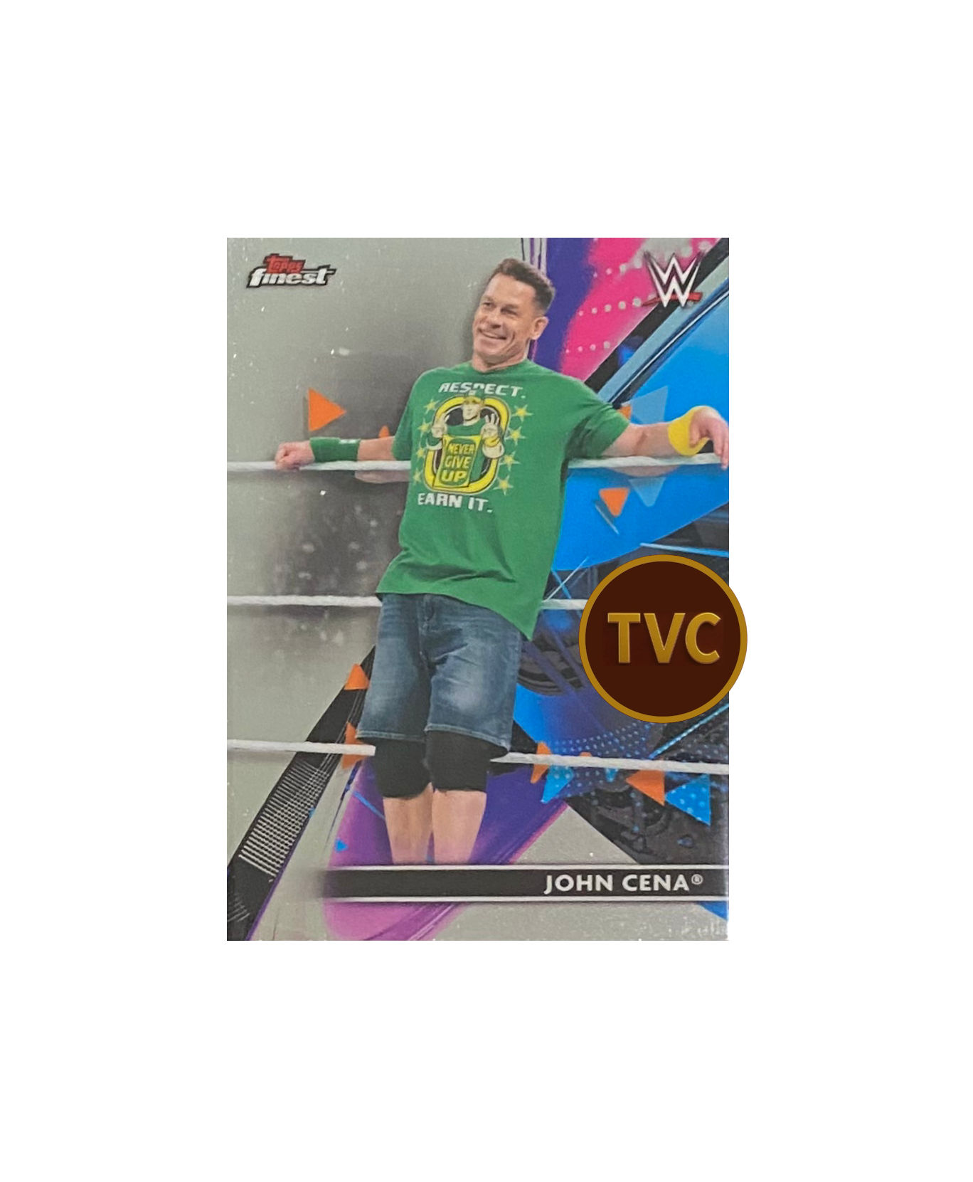 2021 Topps Finest WWE #100 John Cena