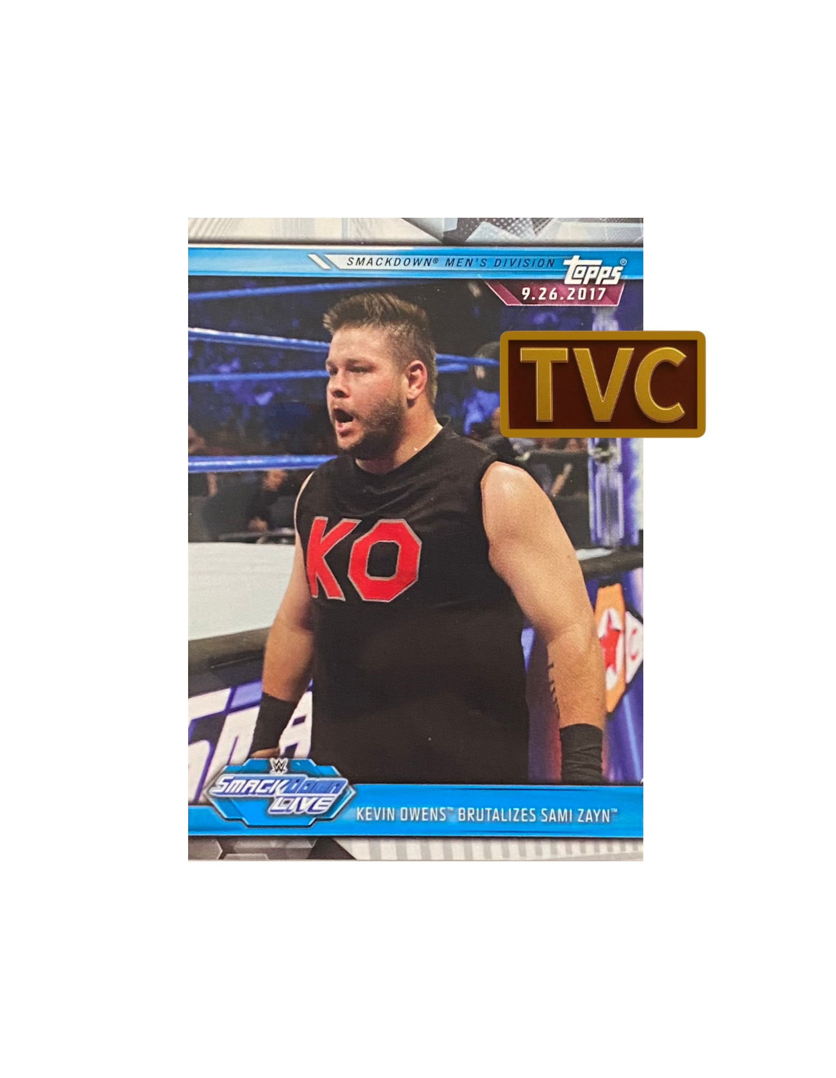 2019 Topps WWE Smackdown Men's Division 9.26.2017 #58 Kevin Owens