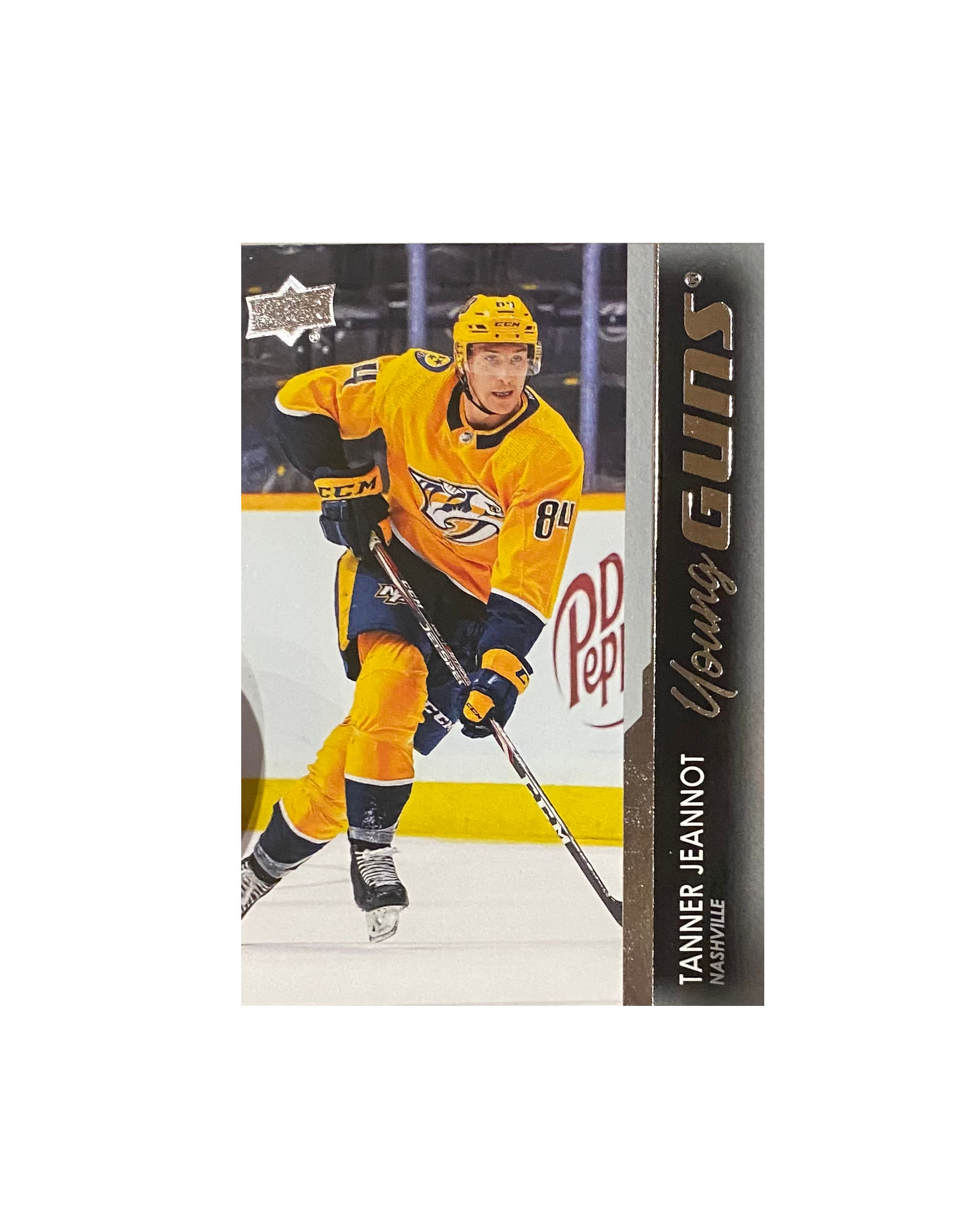 2021-22 Upper Deck Series 1 Young Guns #222 Tanner Jeannot Nashville Predators