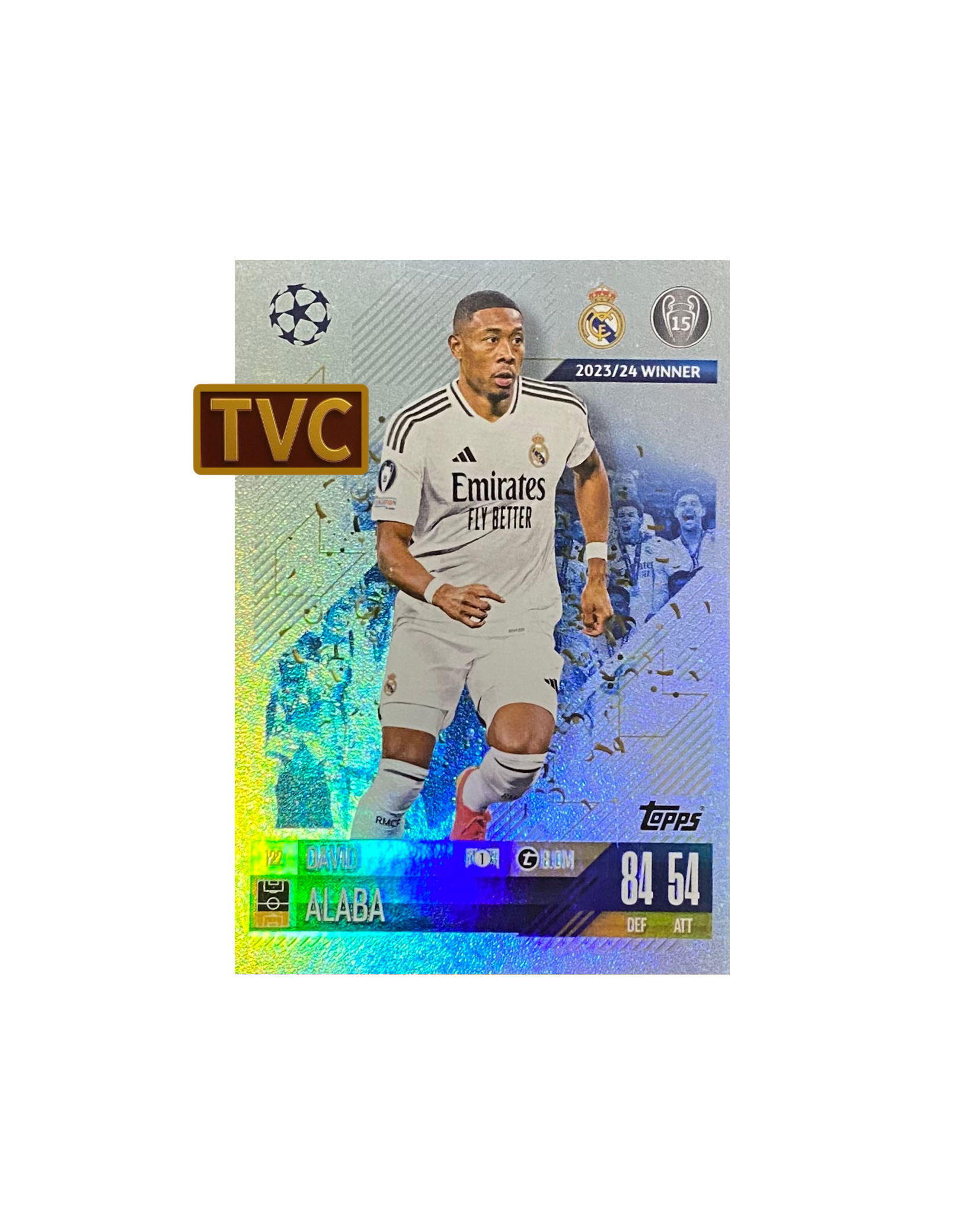 2024/25 Topps Match Attax Champions League #122 David Alaba Real Madrid