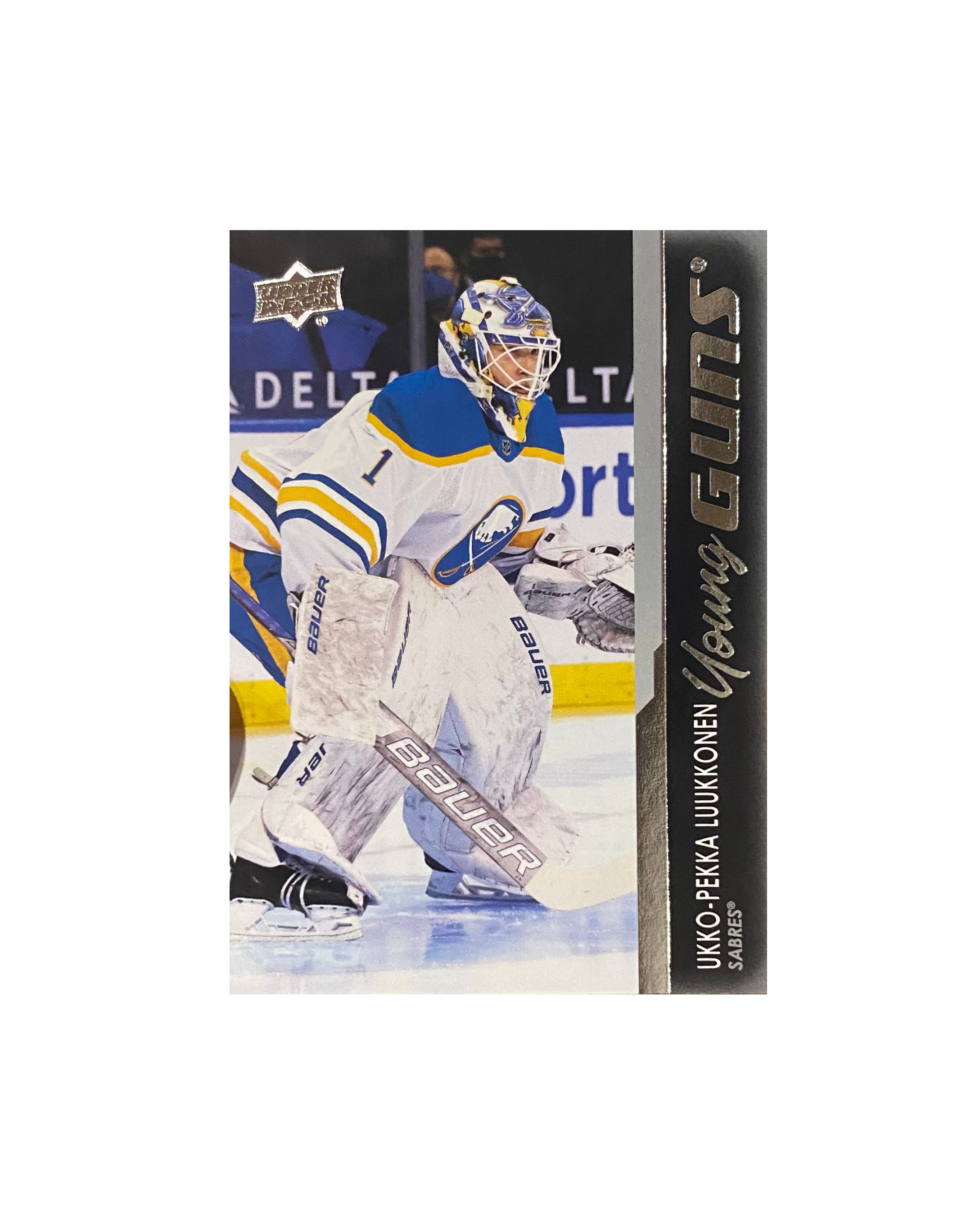 2021-22 Upper Deck Series 1 Young Guns #202 Ukko-Pekka Luukkonen Buffalo Sabres