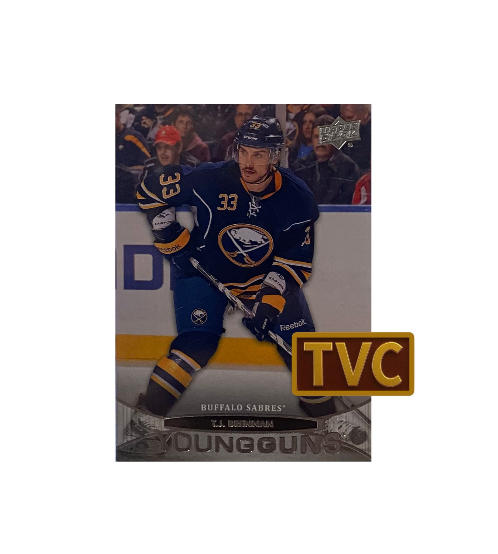 2011-12 Upper Deck Series 2 Young Guns #458 T.J. Brennan Buffalo Sabres