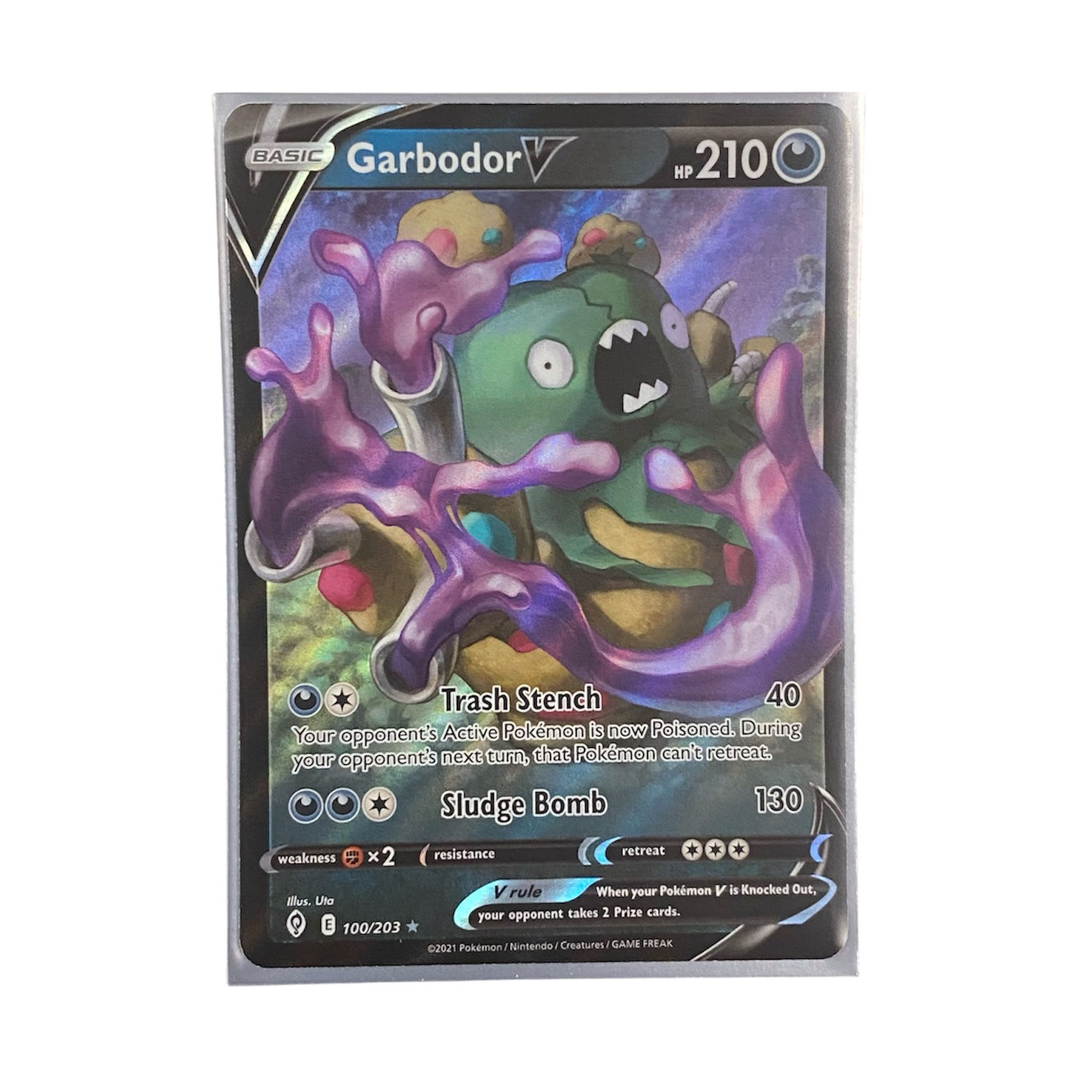 Garbodor V 100/203 - Pokémon Single