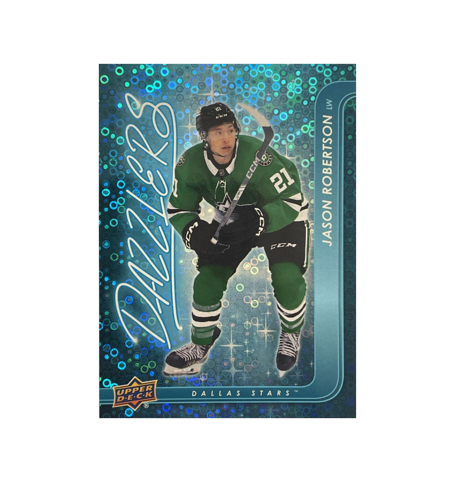 2024-25 Upper Deck Extended Series Dazzlers Blue #DZ-106 Jason Robertson