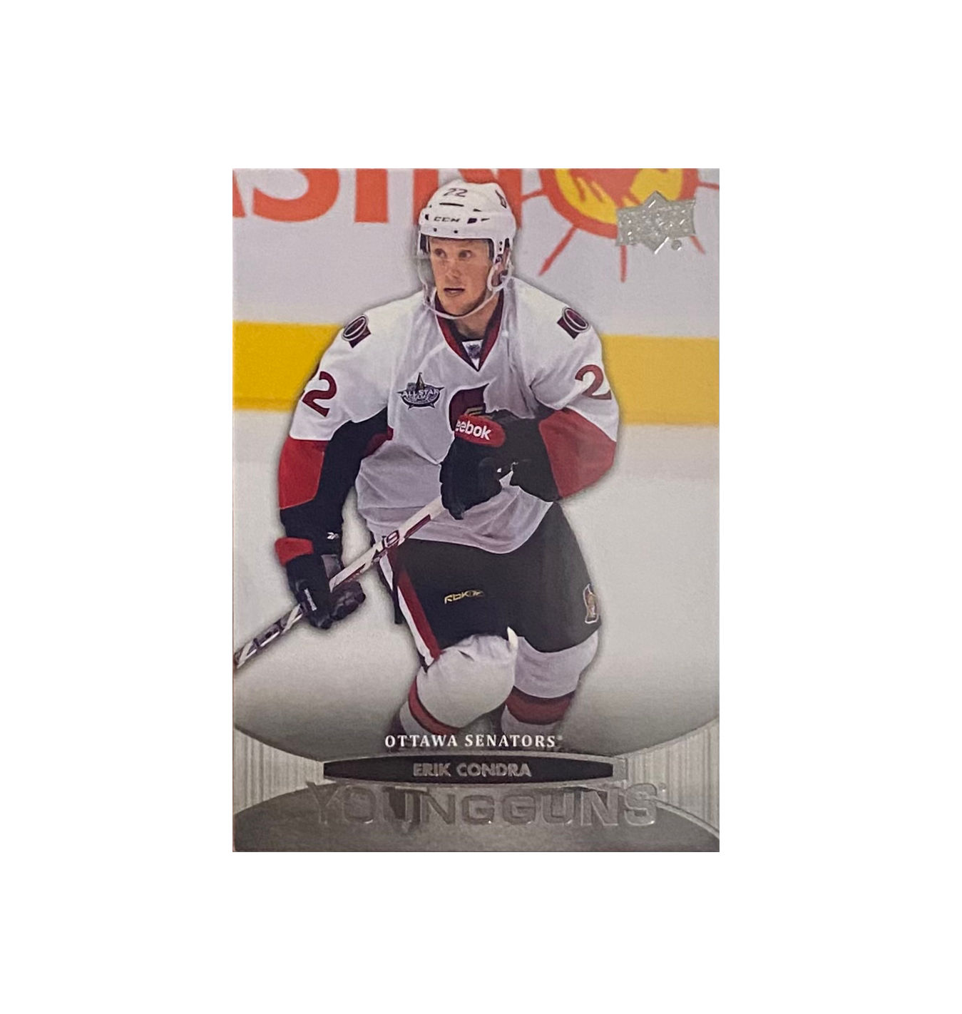 2011-12 Upper Deck Series 1 Young Guns #232 Erik Condra Ottawa Senators