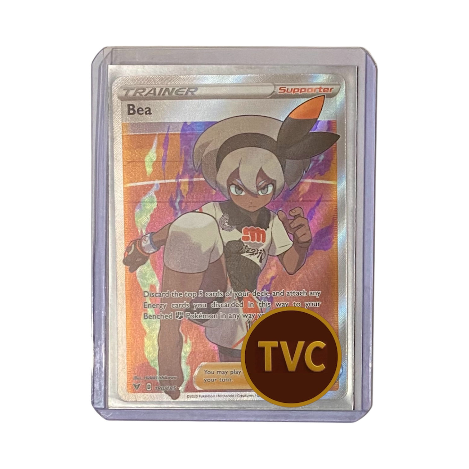 Bea Pokémon trainer card in sleeve