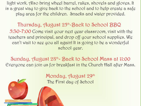 Back To School Events- We Can't Wait!!
