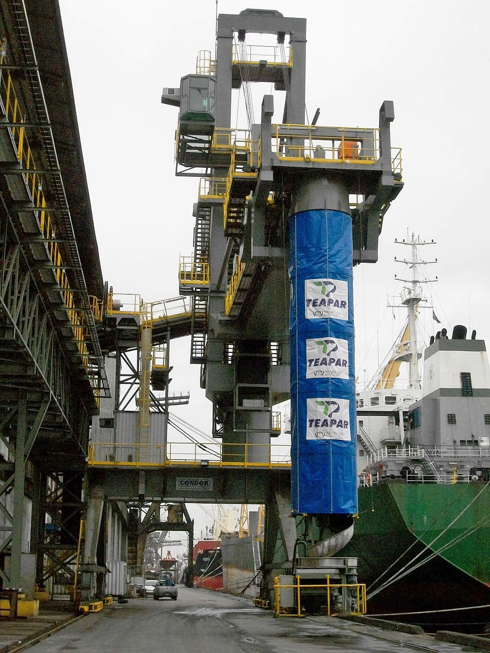Quando inovação encontra desempenho: o Chute Espiral Telescópico no Porto de Paranaguá-PR