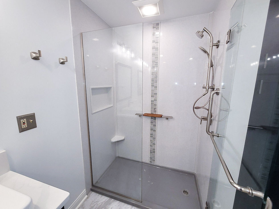 Solid Surface Shower Walls 4